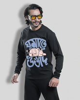 Ghumate ustaad | Bong Full sleeve T-shirt | Green
